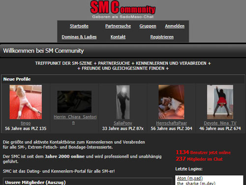 SMCommunity Webseite